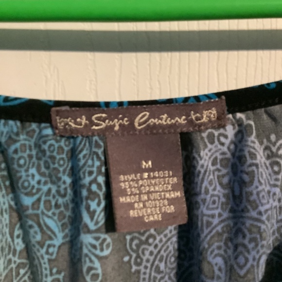 Women’s Susie Couture Top Size M - Picture 5 of 13